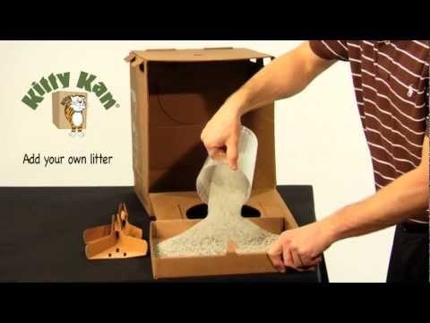Kitty Kan® Disposable Enclosed Litter Box - Add Your Favorite Litter