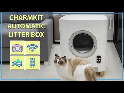 No Effort, No More Stinky Room!! Charmikit - Automatic Litter Box