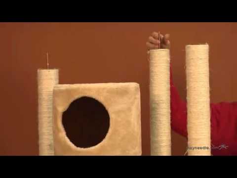 Assembly Video Go Pet Club Cat Tree - Beige - 80 in.