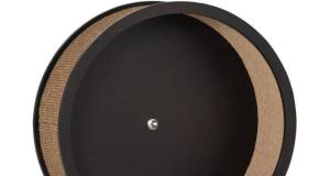 PawHut Wooden Sisal Cat Exercise Wheel