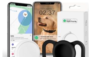 Vebiso GPS Tracker for Cats & Dogs Works with Apple Find My