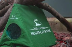 Clawsable Indestructible Heated Cat House for Winter